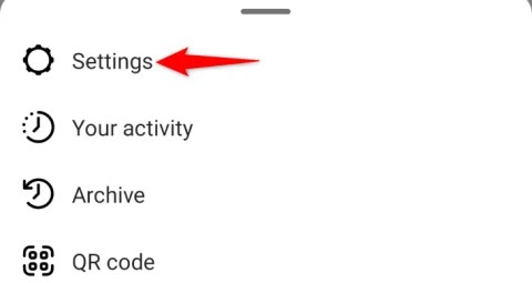 Choose &ldquo;Settings.&quot;