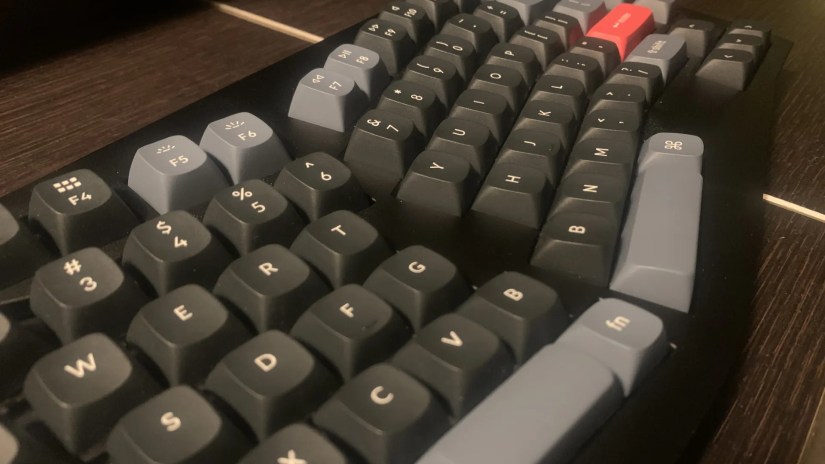 Closeup of Keychron Q10 Mechanical Keyboard&rsquo;s keycaps