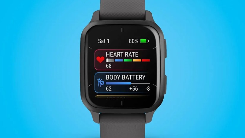 Garmin Venu SQ2 heart rate graphic