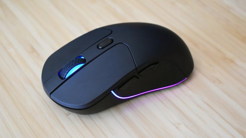 Keychron M3 Wireless Mouse resting on desktop