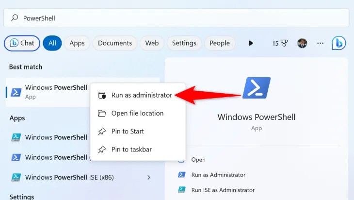 Select &quot;Run as Administrator.&quot;