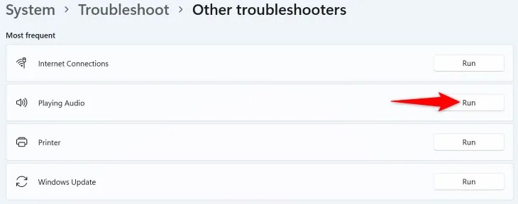 Select &ldquo;Run.&quot;