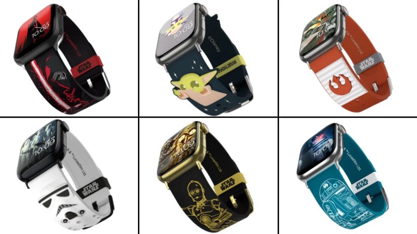 Variety of MobyFox Star Wars smartwatch bands