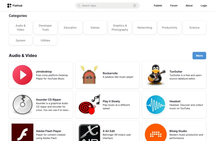 Flathub screenshot