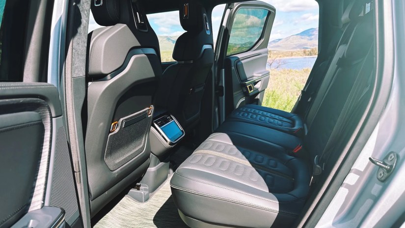 Rivian R1T&rsquo;s back seat