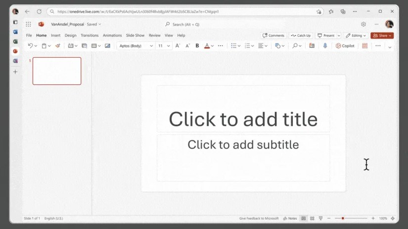PowerPoint screen recording