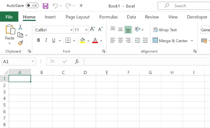 Excel ribbon restored.
