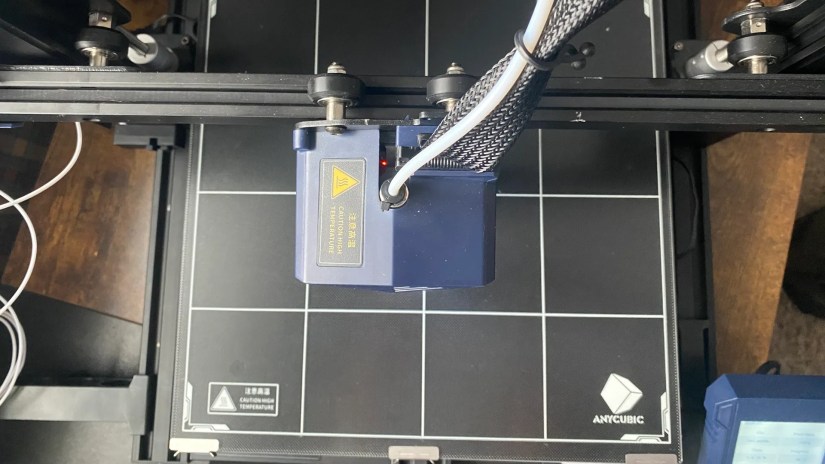 Top-down view of the AnyCubic Kobra Plus
