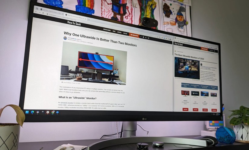 LG Ultrawide monitor.