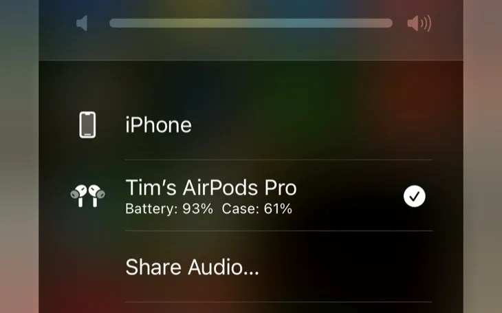 Share audio with AirPods Pro and other Apple wireless headphones