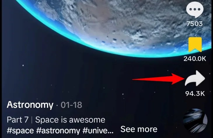 Select the right-arrow icon on the right.