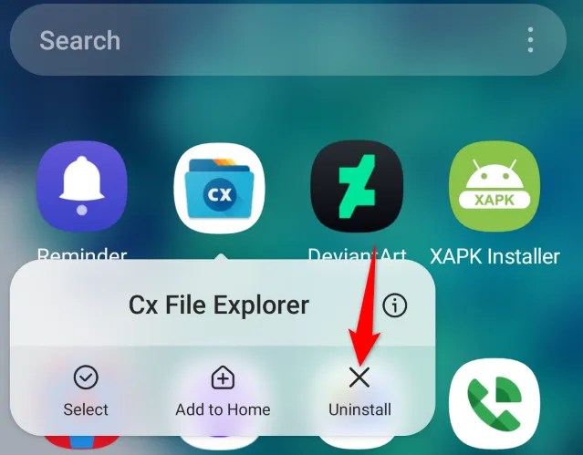 Select &ldquo;Uninstall.&quot;