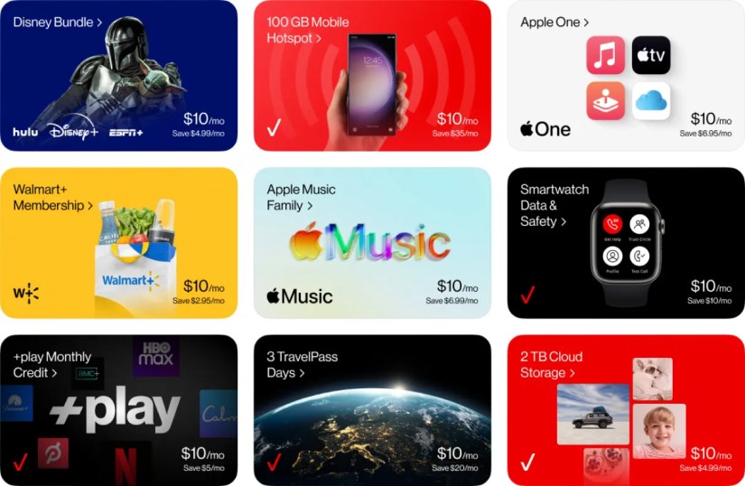 Verizon myPlan options