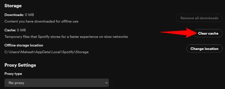 Choose &ldquo;Clear Cache.&quot;