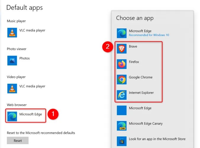 Choose a non-Edge web browser.