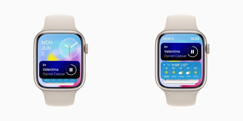 Smart Stack on Apple Watch