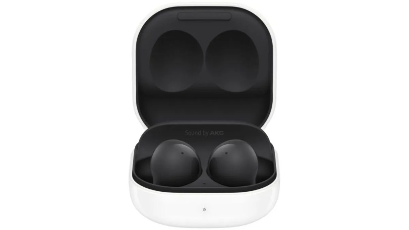 Samsung Galaxy Buds 2 in charging case