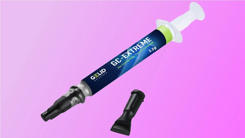 GELID GC-Extreme on pink background