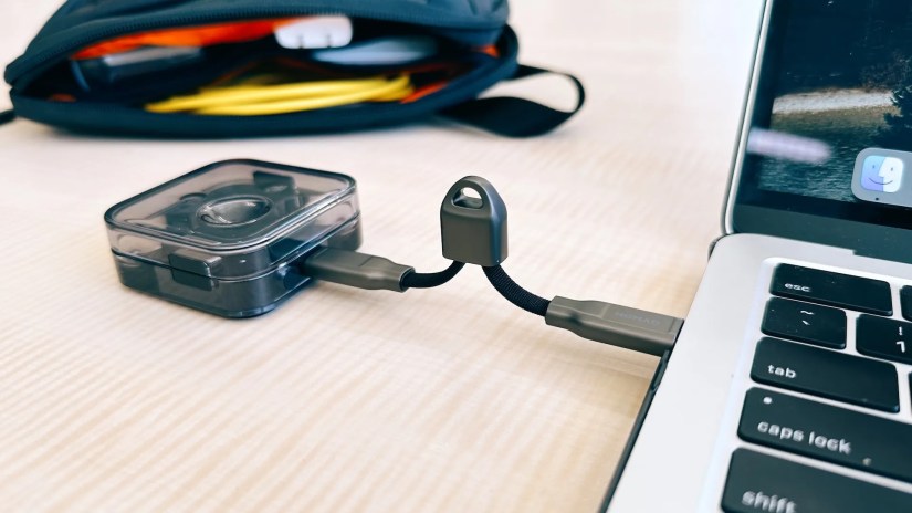 USB-C Nomad ChargeKey cable charging earbuds