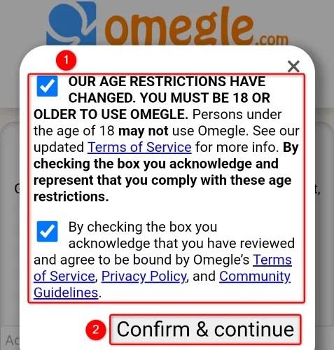 Tap &ldquo;Confirm &amp; Continue.&quot;