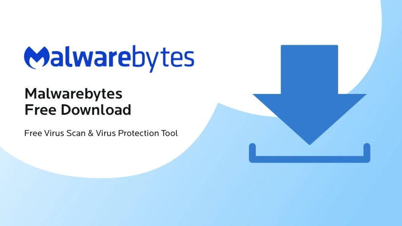 Malwarebytes logo for free antivirus tool