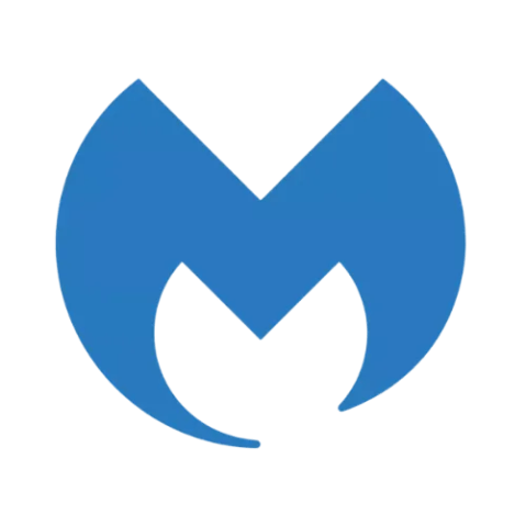 Malwarebytes logo against transparent background