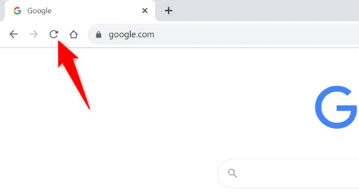 Select the refresh icon.