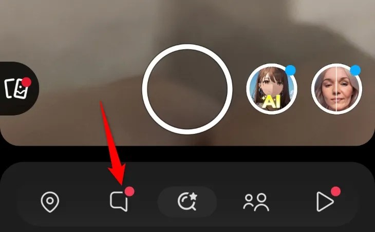 Select &ldquo;Chat&rdquo; at the bottom.