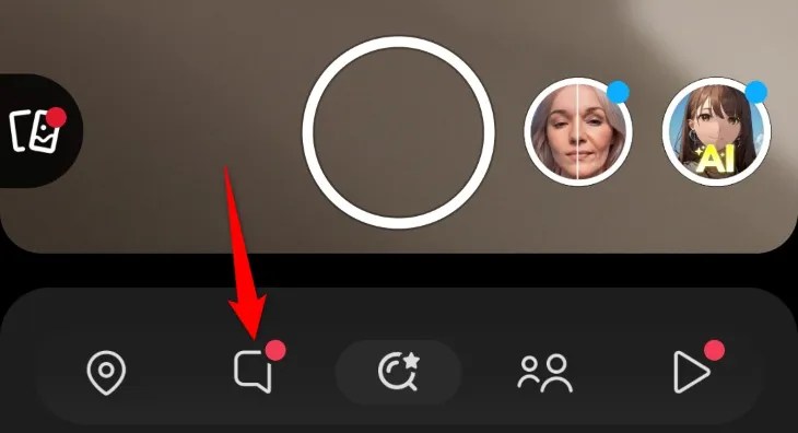 Select &ldquo;Chat&rdquo; at the bottom.
