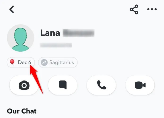 View a specific user&rsquo;s birthdate on Snapchat.