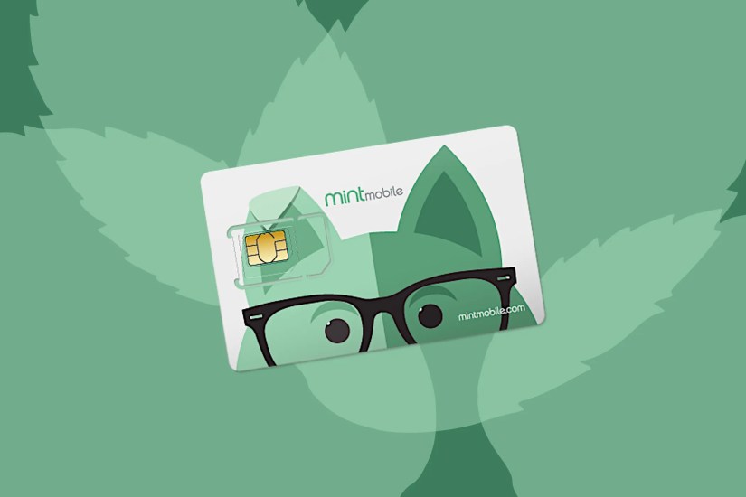 Mint Mobile SIM card.
