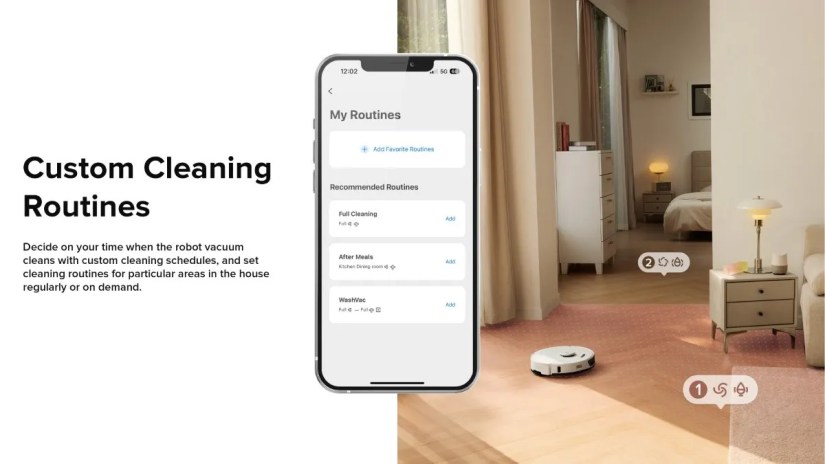 Roborock Customized Cleaning Routines