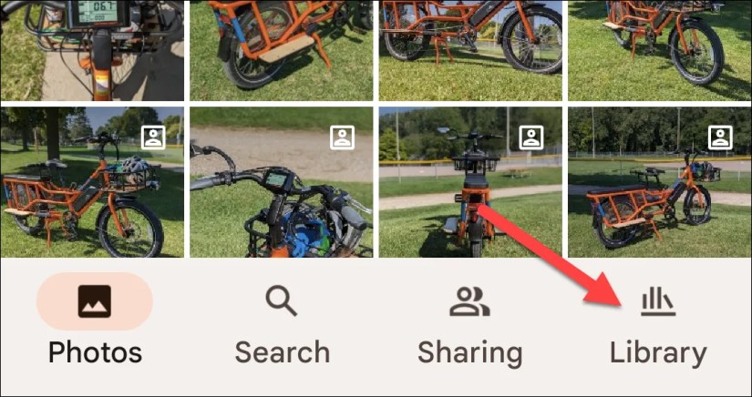 Go to the &ldquo;Library&rdquo; tab.