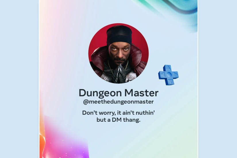 Using Snoop Dogg as a Dungeon Master with Meta AI Characters.