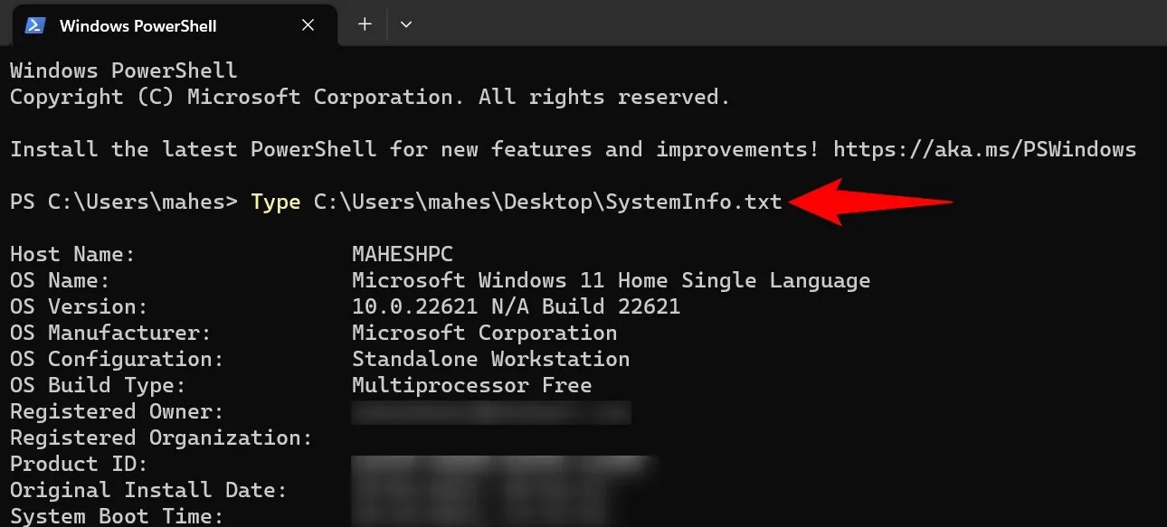 How to Send a PowerShell Command's Output to a File