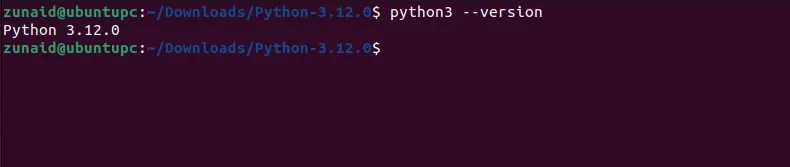the system now uses the latest python version