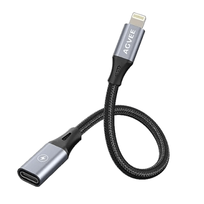 AGVEE USB-C to Lightning Adapter