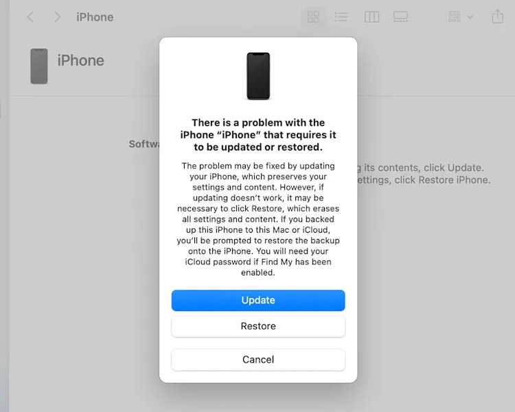 itunes iphone problem