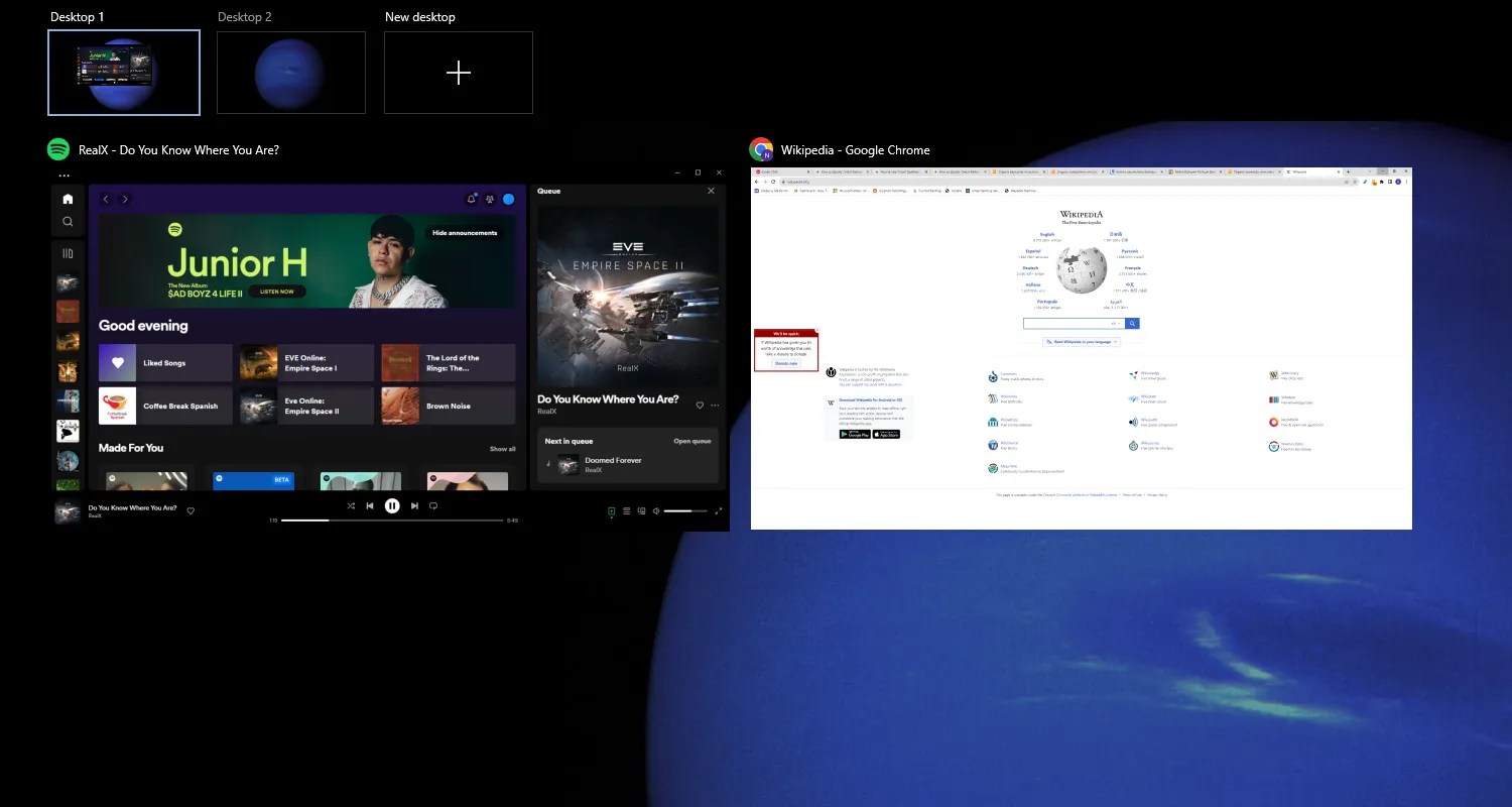 How to Quickly Switch Between Virtual Desktops on Windows 10