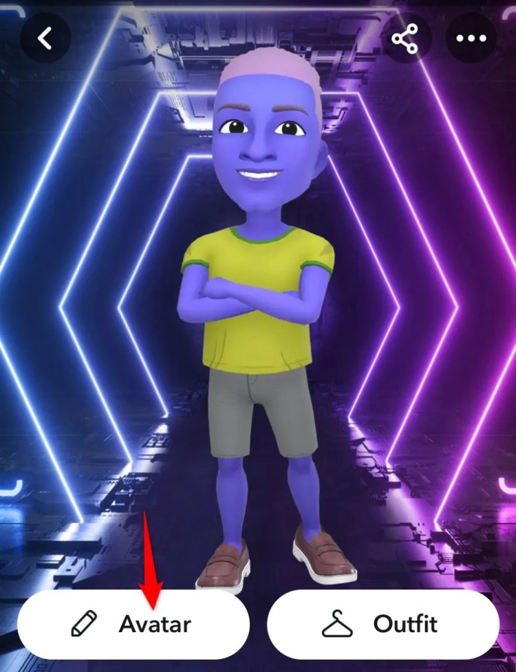 &lsquo;Avatar&rsquo; highlighted on the My AI page in Snapchat.