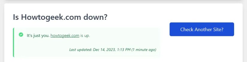 Checking the uptime status of HTG