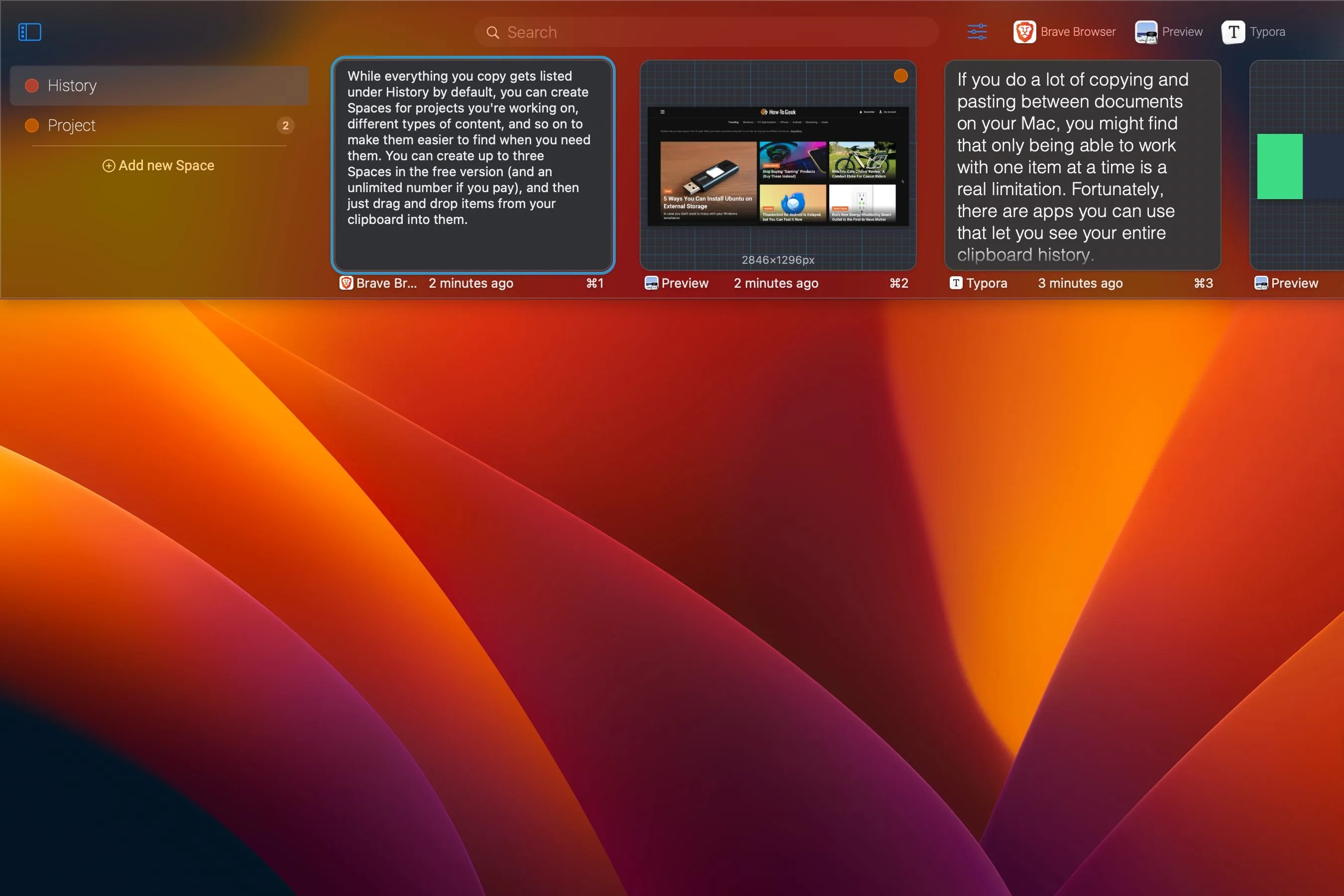 How to View the Clipboard History on a Mac