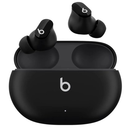 Beats Studio Bud headphones in black.