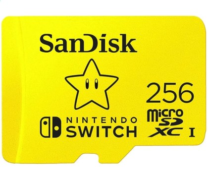 Sandisk 256GB licensed for Switch MicroSD card