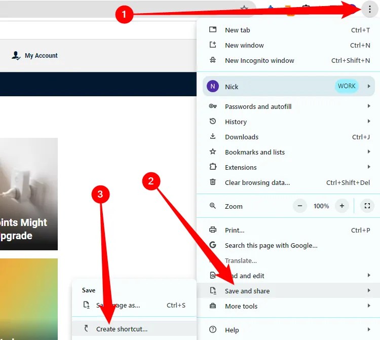 How to Pin a site to the Windows 10 Taskbar or Start Menu