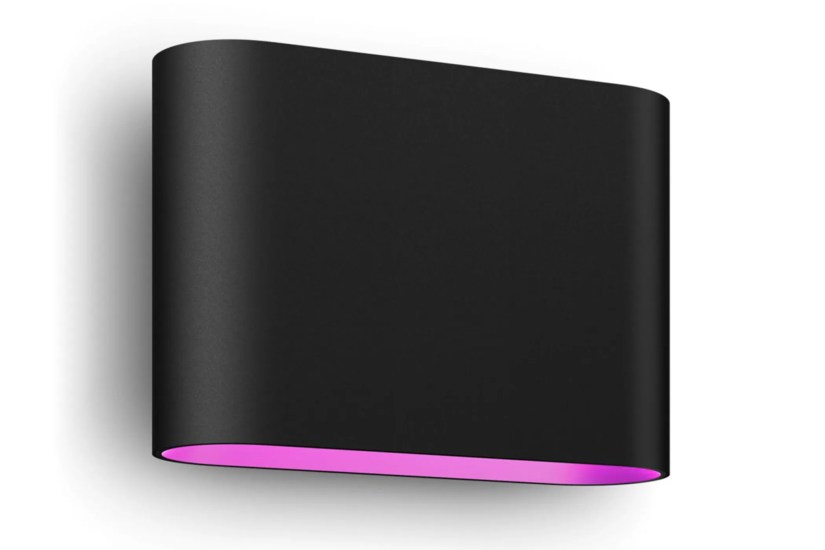 The Philips Hue Dymera wall light on a white background.