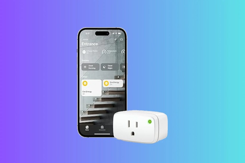 An Eve Energy Matter Smart Plug.