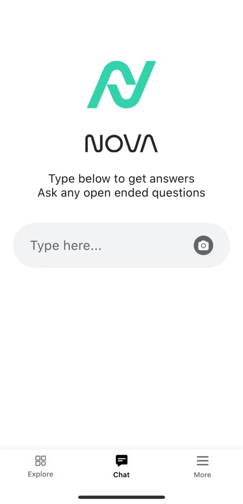 The Nova chatbot.