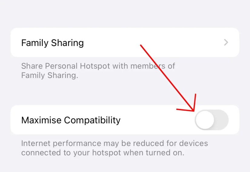 Turn on maximise compatibility.