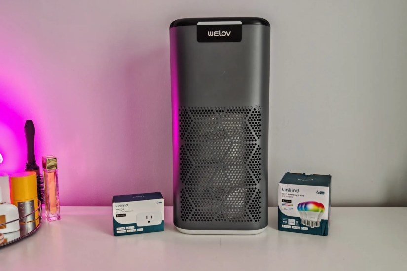 aidot welov purifier with smart bulbs and smart plug